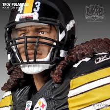 Troy Polamalu Pittsburgh Football Edition Mini Bust Shopify TikTok